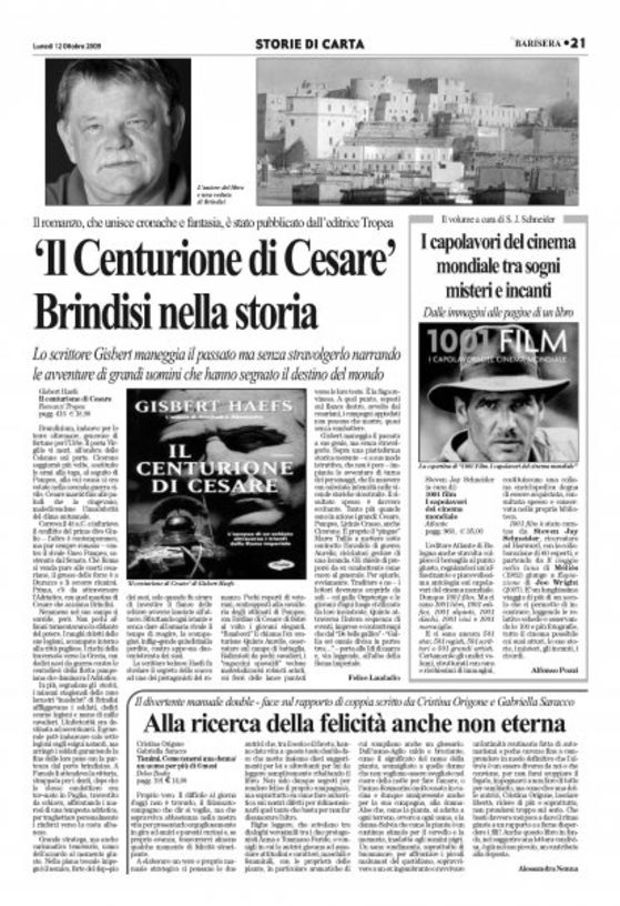 ARTICOLO SU BARI SERA